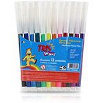 CANETAS HIDRO CORES 12 CORES