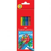 CANETAS HIDROGRÁFICAS 06 CORES FABER CASTELL